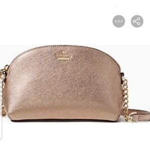 NWT. Kate Spade Rose Gold Crossbody
